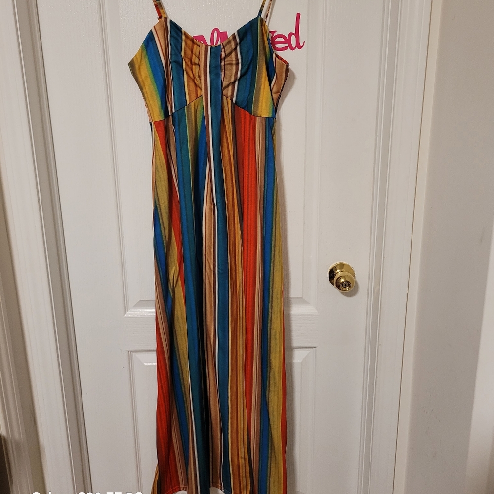 (XL)  Spaghetti Strap Dress